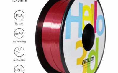 Soyeux – Rouge vin – HELLO3D PREMIUM PLA  Filament 1.75mm – 1KG