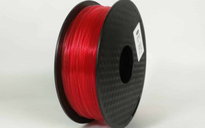 Rouge Transparent – HELLO3D PREMIUM TPU Filament 1.75mm – 0.8KG