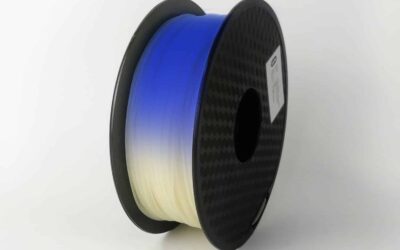 UV Blanc à Bleu – HELLO3D PREMIUM PLA Filament 1.75mm – 1KG