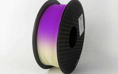 UV Blanc à Mauve – HELLO3D PREMIUM PLA Filament 1.75mm – 1KG