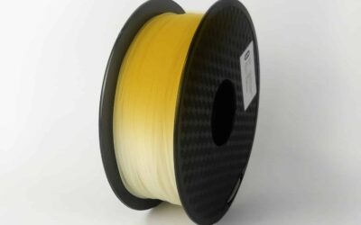 UV Blanc à Jaune – HELLO3D PREMIUM PLA Filament 1.75mm – 1KG