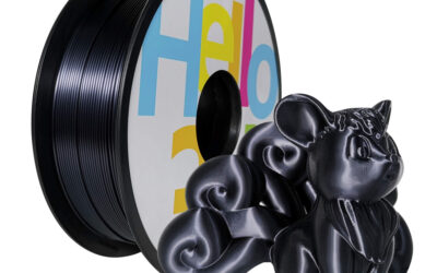 Soyeux – Noir – HELLO3D PREMIUM PLA  Filament 1.75mm – 1KG