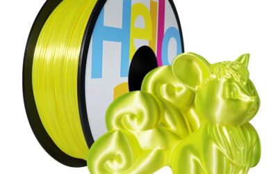 Soyeux – Jaune – HELLO3D PREMIUM PLA  Filament 1.75mm – 1KG