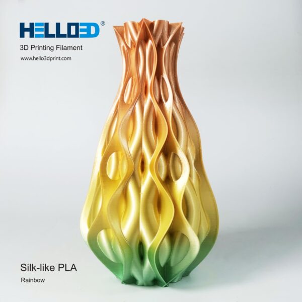 Hello3D is one of earth's best 3D Printing filament! 3D Printer filament of High Quality in PLA, PETG, ABS and more at a reasonable price! Rainbow Silk-like filament