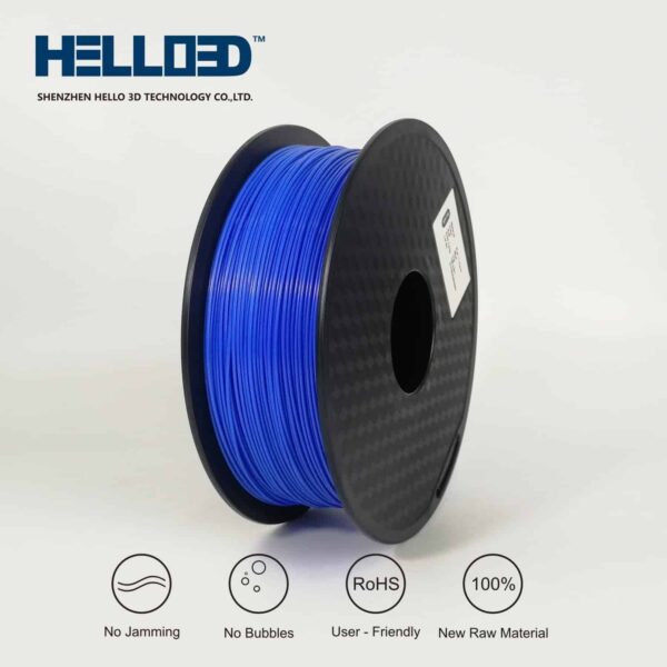 Hello3D is one of earth's best 3D Printing filament! 3D Printer filament of High Quality in PLA, PETG, ABS and more at a reasonable price! Blue PLA 3D Filament