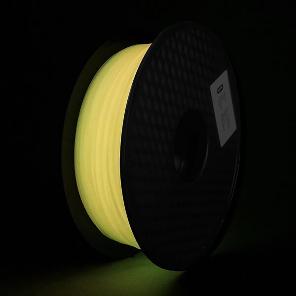 Hello3D is one of earth's best 3D Printing filament! 3D Printer filament of High Quality in PLA, PETG, ABS and more at a reasonable price! Glow in the Dark Yellow filament