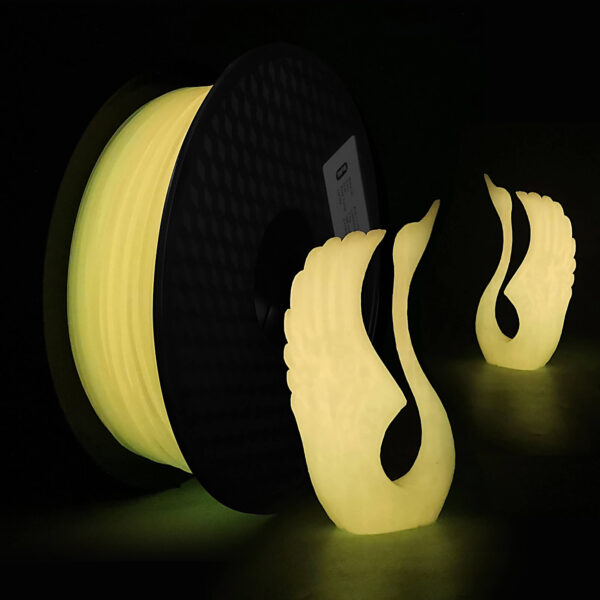 Hello3D is one of earth's best 3D Printing filament! 3D Printer filament of High Quality in PLA, PETG, ABS and more at a reasonable price! Glow in the Dark Yellow filament