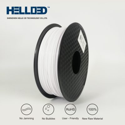 Blanc Papier – HELLO3D PREMIUM PLA  Filament 1.75mm – 1KG