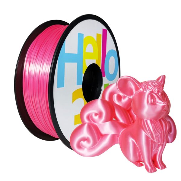 Hello3D is one of earth's best 3D Printing filament! 3D Printer filament of High Quality in PLA, PETG, ABS and more at a reasonable price! Silk Pink filament