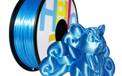 Soyeux – Bleu Ciel – HELLO3D PREMIUM PLA  Filament 1.75mm – 1KG