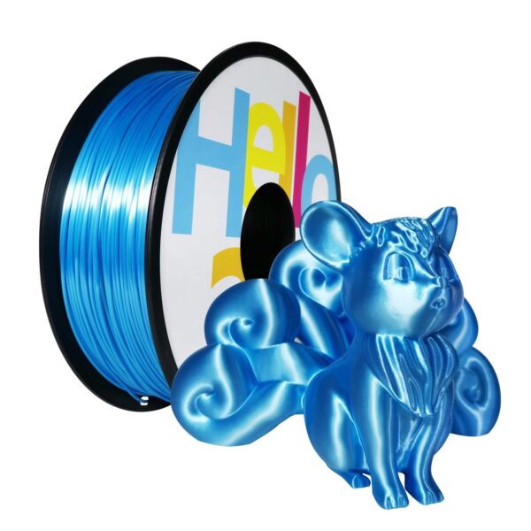 Hello3D is one of earth's best 3D Printing filament! 3D Printer filament of High Quality in PLA, PETG, ABS and more at a reasonable price! Silk sky blue 3D Filament