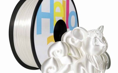 Soyeux – Blanc – HELLO3D PREMIUM PLA  Filament 1.75mm – 1KG