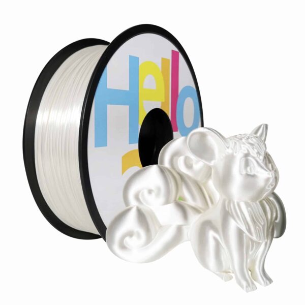 Hello3D is one of earth's best 3D Printing filament! 3D Printer filament of High Quality in PLA, PETG, ABS and more at a reasonable price! Silk white 3D Filament