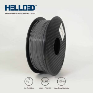 Hello3D is one of earth's best 3D Printing filament! 3D Printer filament of High Quality in PLA, PETG, ABS and more at a reasonable price! TPU Grey 3D Filament