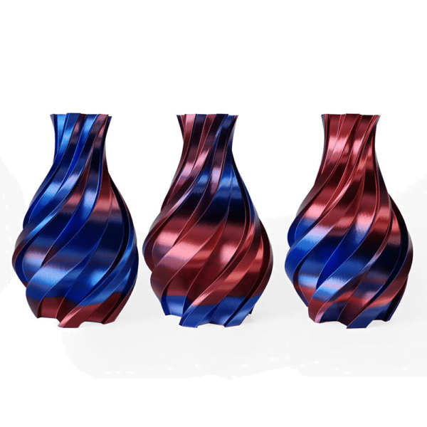Filament 3D SOYEUX - BLEU & ROUGE | Hello3D is one of earth's best 3D Printing filament! 3D Printer filament of High Quality in PLA, PETG, ABS and more at a reasonable price! Polychromatic Blue and red