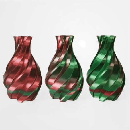 Filament 3D SOYEUX - ROUGE & VERT | Hello3D is one of earth's best 3D Printing filament! 3D Printer filament of High Quality in PLA, PETG, ABS and more at a reasonable price! Polychromatic