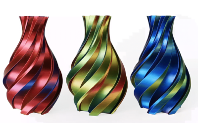 Soyeux – Or & Bleu & Rouge (Tri-couleur) – HELLO3D PREMIUM PLA Filament 1.75mm – 1KG