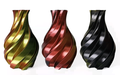 Soyeux – Or & Rouge & Noir (Tri-couleur) – HELLO3D PREMIUM PLA Filament 1.75mm – 1KG