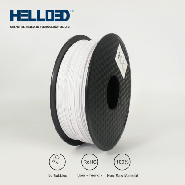 Hello3D is one of earth's best 3D Printing filament! 3D Printer filament of High Quality in PLA, PETG, ABS and more at a reasonable price! White ABS