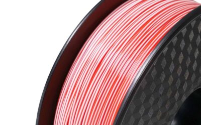 Rouge & Blanc (Bi-couleur) – HELLO3D PREMIUM PLA Filament 1.75mm – 1KG