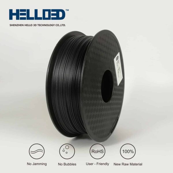 Filament 3D FIBRE CARBONE PETG | Hello3D is one of earth's best 3D Printing filament! 3D Printer filament of High Quality in PLA, PETG, ABS and more at a reasonable price! Carbon fiber PLA 3D Filament