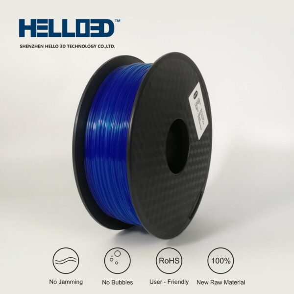 Hello3D is one of earth's best 3D Printing filament! 3D Printer filament of High Quality in PLA, PETG, ABS and more at a reasonable price! Fluorescent Blue 3D Filament