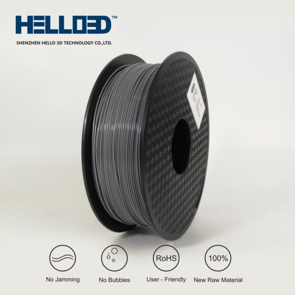 Filament 3D GRIS PETG | Hello3D is one of earth's best 3D Printing filament! 3D Printer filament of High Quality in PLA, PETG, ABS and more at a reasonable price! Grey 3D Filament