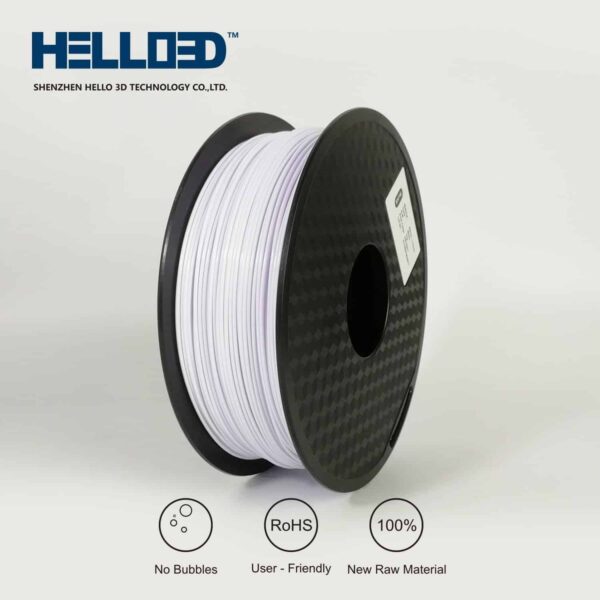 Filament 3D BLANC PETG | Hello3D is one of earth's best 3D Printing filament! 3D Printer filament of High Quality in PLA, PETG, ABS and more at a reasonable price! White 3D Filament