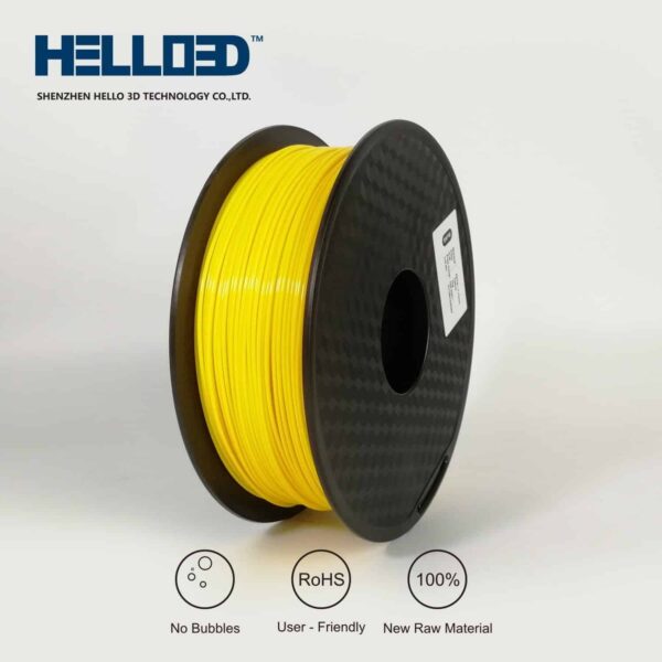 Filament 3D JAUNE PETG | Hello3D is one of earth's best 3D Printing filament! 3D Printer filament of High Quality in PLA, PETG, ABS and more at a reasonable price! Yellow 3D Filament