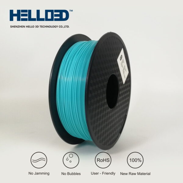 Hello3D is one of earth's best 3D Printing filament! 3D Printer filament of High Quality in PLA, PETG, ABS and more at a reasonable price! Sky blue 3D Filament