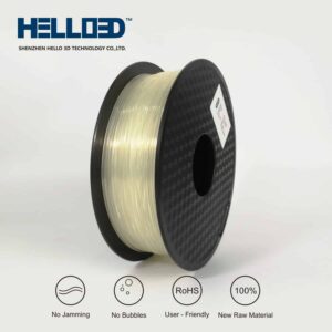 Hello3D is one of earth's best 3D Printing filament! 3D Printer filament of High Quality in PLA, PETG, ABS and more at a reasonable price! Transparent (clear) 3D Filament