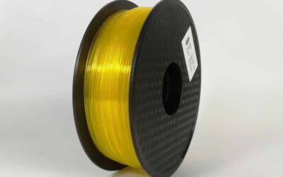 Transparent – Jaune – HELLO3D PREMIUM PLA  Filament 1.75mm – 1KG