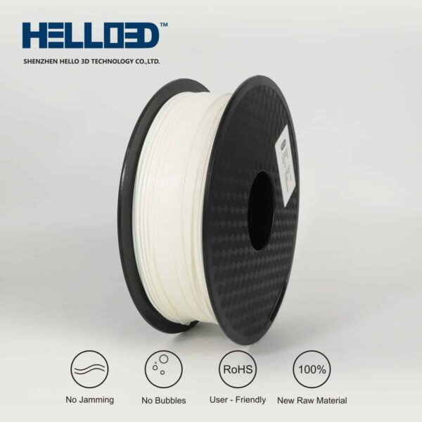 Hello3D is one of earth's best 3D Printing filament! 3D Printer filament of High Quality in PLA, PETG, ABS and more at a reasonable price! Milk white 3D Filament