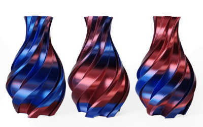 Bleu & Rouge (Bi-couleur) – HELLO3D PREMIUM PLA Filament 1.75mm – 1KG